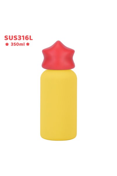 Generic 316 Stainless Steel Insulated Water Bottle 350ml Star Design Kids Out...