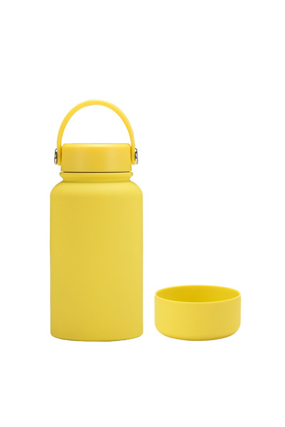 Generic Stainless Steel Insulated Sports Bottle 650ml Wide Mouth Non Slip Out...