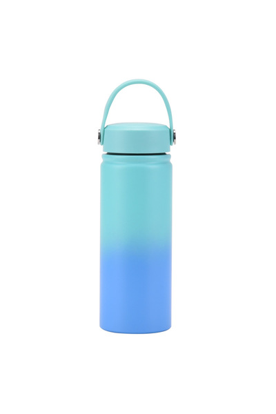 Generic Stainless Steel Sports Water Bottle 550ml Handle Outdoor Insulated