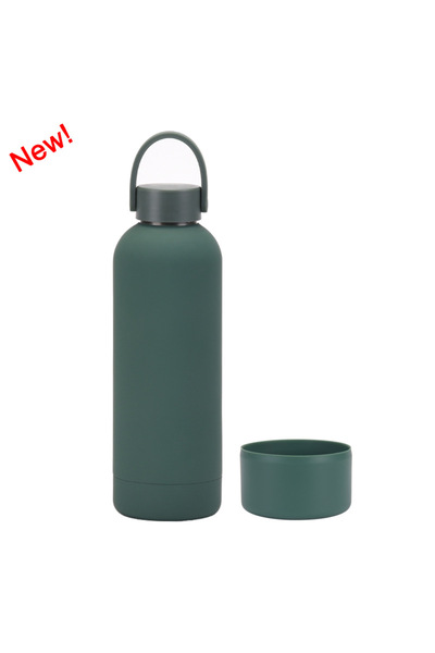 Generic Double Wall Stainless Steel Insulated Bottle 500ml Handle Small Mouth...
