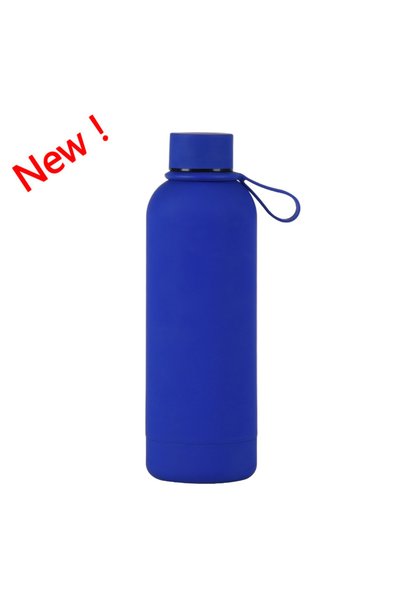 Generic Stainless Steel Insulated Water Bottle 500ml Small Mouth Handle Outdo...