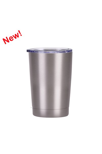 Generic 304 Stainless Steel Insulated Coffee Cup 350ml Straw Car Travel Mug