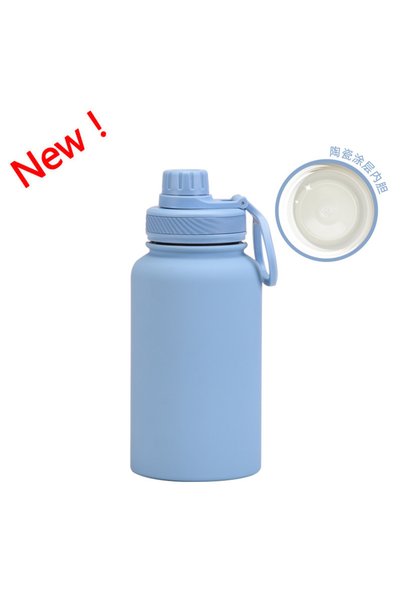 Generic Ceramic Coated Stainless Steel Insulated Bottle 650ml Wide Mouth Outdoor