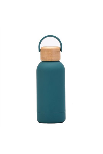 Generic Double Wall Vacuum Insulated Bottle 350ml Small Mouth Handle Mini Out...