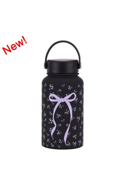 Generic Wide Mouth Vacuum Insulated Water Bottle 650ml Printed for Kids Stude...