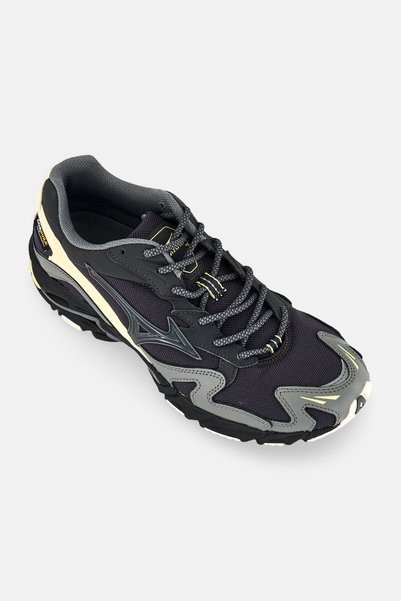 MIZUNO Men Wave Rider Lace Up Running Shoes, Grey