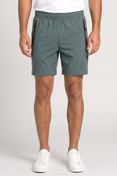 Athletex Men 2 Piece 7 Inseam Sportswear Fit Training Shorts, Multicolor