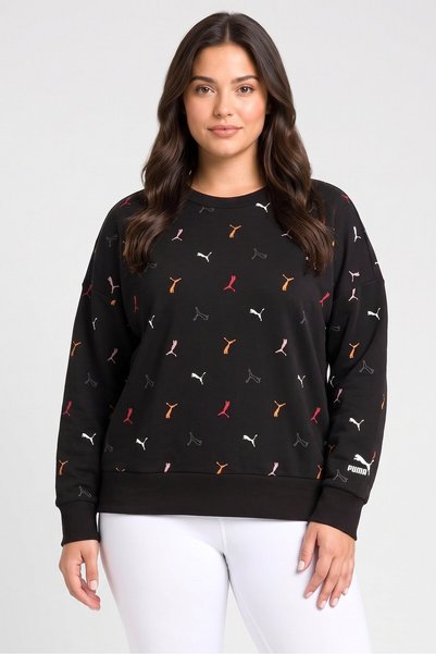 Puma Women Classic Fit Long Sleeve Outdoor Sweatshirt, Multicolor