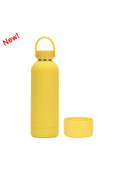 Generic Double Wall Stainless Steel Insulated Bottle 500ml Handle Small Mouth...