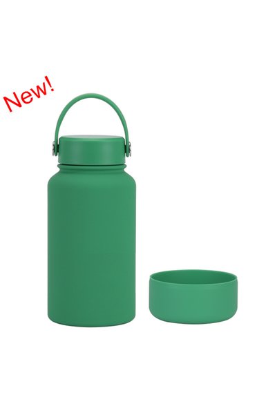 Generic Stainless Steel Insulated Sports Bottle 650ml Wide Mouth Non Slip Out...