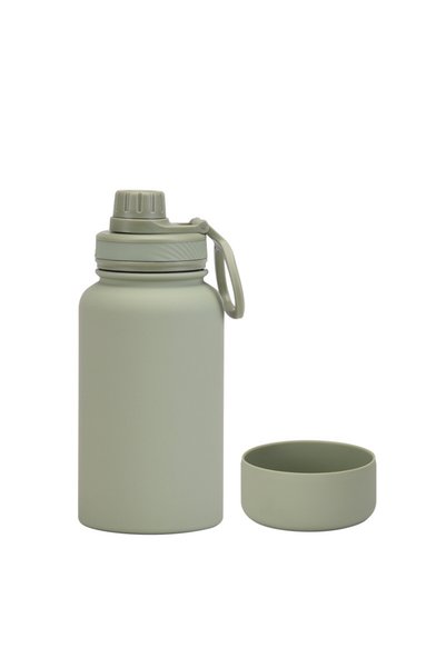 Generic Stainless Steel Insulated Sports Bottle 650ml Wide Mouth Non Slip Out...