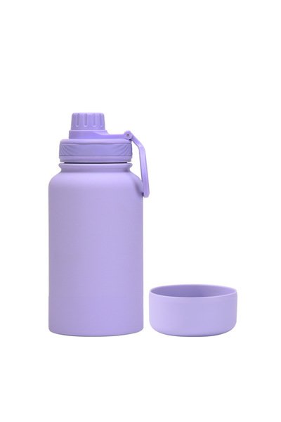 Generic Stainless Steel Insulated Sports Bottle 650ml Wide Mouth Non Slip Out...