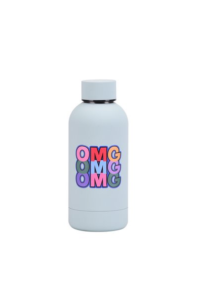 Generic Stainless Steel Insulated Bottle 350ml Small Mouth Abstract Doodle Print