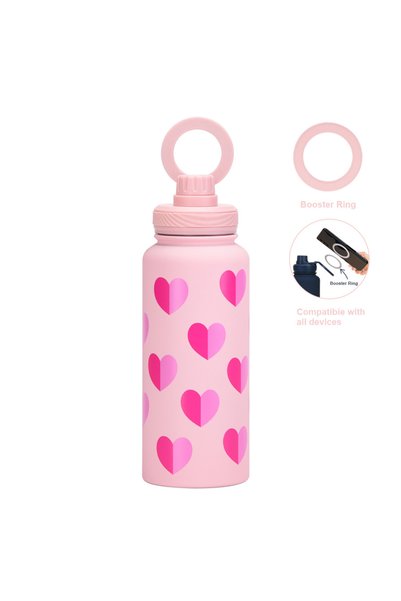 Generic Magnetic Phone Holder Stainless Steel Insulated Bottle 1L Wide Mouth ...