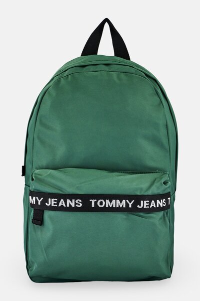 Tommy Hilfiger Tommy Jeans Men Brand Logo Backpack, Dark Green