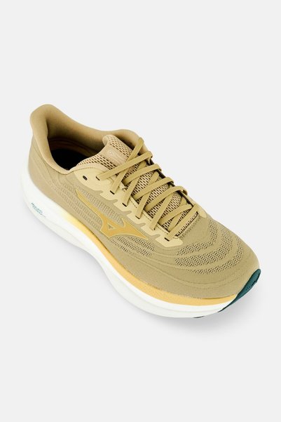 MIZUNO Men Wave Sky 9 Lace Up Running Shoes, Beige