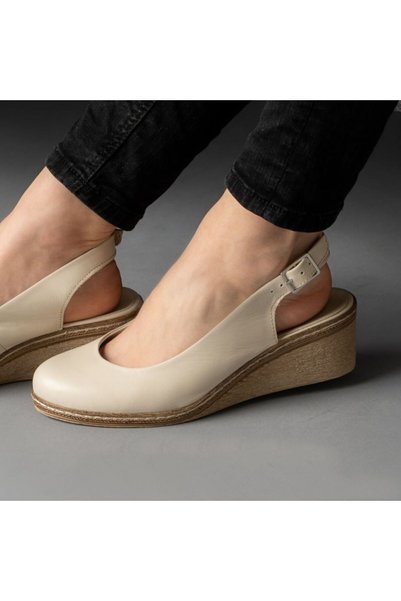 OEM leather sandals 006 cream