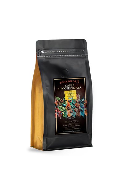 JUNTA DEL CAFÉ Cafea proaspăt prăjită JUNTA DEL CAFÉ, 500 g, decofeinizată, 1...