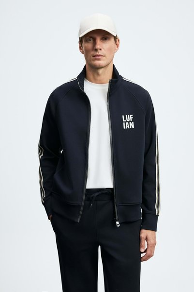 Lufian 112050086 Travıs Erkek Eşofman Üstü Erkek Sweatshirt LACİVERT