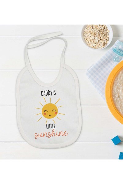 Bk Gift BK Kids "Daddy's Little Sunshine" Designer Baby Bib - Model 1
