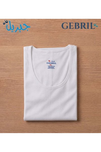 Gebril تيشيرت نص كم رجالى - M