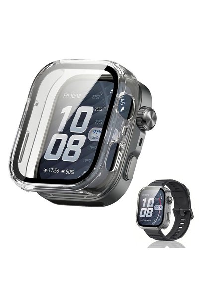 T Tersely Hard PC Case Screen Protector for Huawei Watch Fit 5 Pro Black