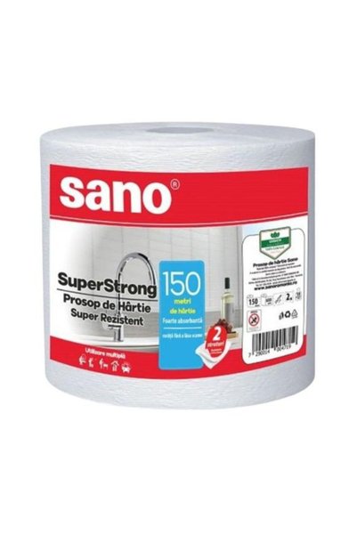 Sano Paper Towel Single Roll - Professional Towel, 150 m, 1 pc