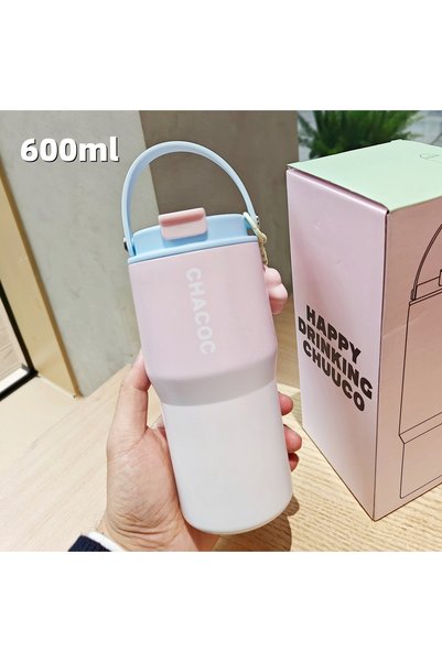 Generic Stainless Steel Vacuum Insulated Coffee Cup Handle Large Capacity Tum...