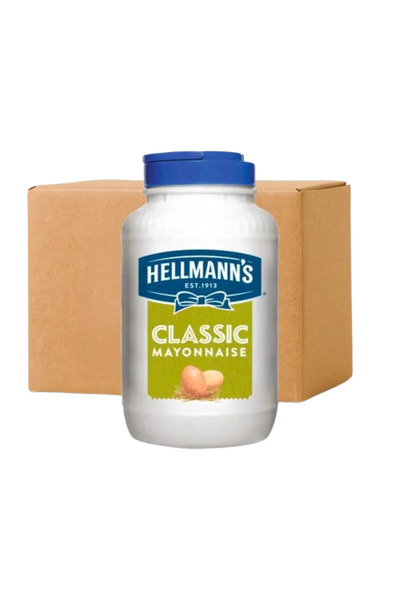 Generic Brand Hellmann's Halal Real Mayonnaise 3.63kg, pack of 4pcs