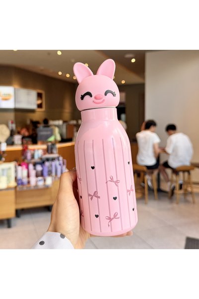 Generic Stainless Steel Vacuum Insulated Straw Cup Portable Travel Bottle