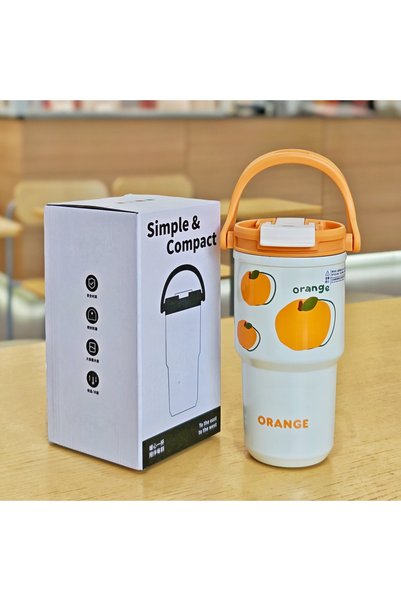 Generic Stainless Steel Vacuum Insulated Coffee Tumbler Handle Travel Gift Cup