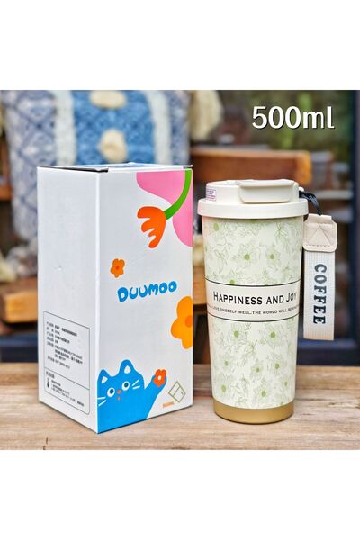 Generic Stainless Steel Vacuum Coffee Cup Handle Portable Travel Mug