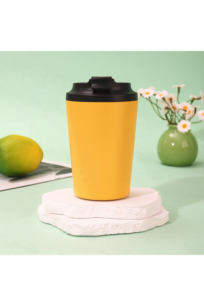 Generic Vacuum Insulated Flip Lid Coffee Travel Cup Car Leakproof