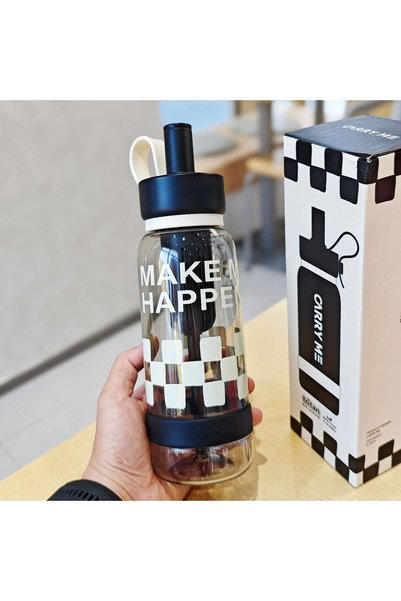 Generic Tritan Sports Straw Water Bottle Cycling Outdoor Travel Tumbler