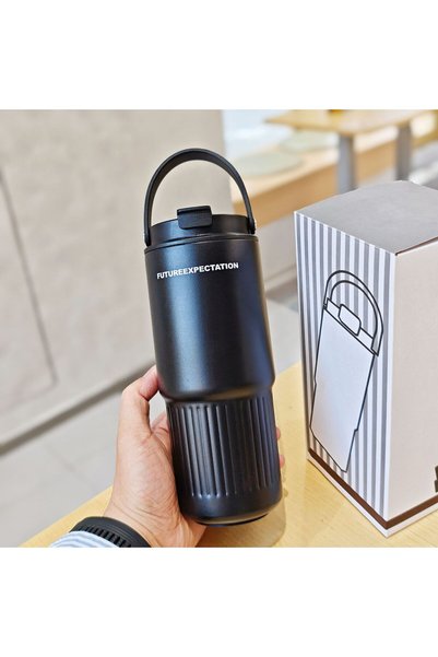Generic 304 Stainless Steel Vacuum Insulated Coffee Cup Handle Travel Tumbler