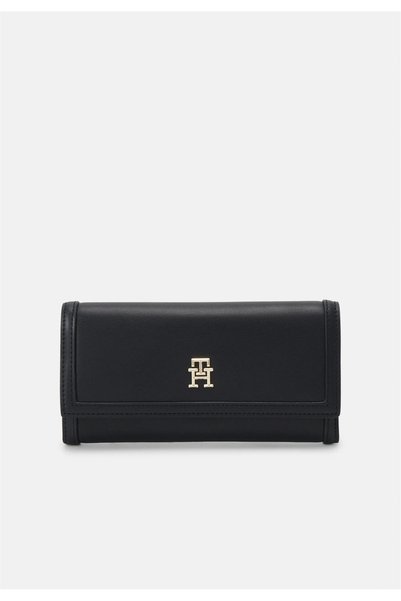 Tommy Hilfiger Portofel - City Compact cu clapetă (AW0AW-15747-BDS) Femei