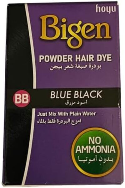 BİGEN Hair Dye Powder from Bigen, Blue and Black, 6 grams