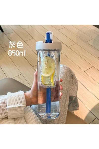 Generic Fruit Tea Plastic Straw Cup Large Shatterproof Tea Infuser Outdoor