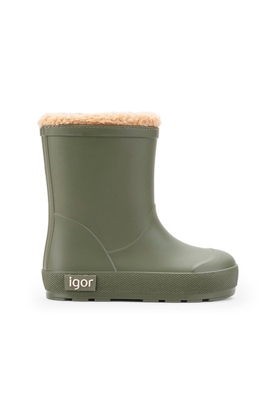 IGOR Yogi Borreguito İçi Kürklü Unisex Çocuk Yağmur Çizmesi HAKİ