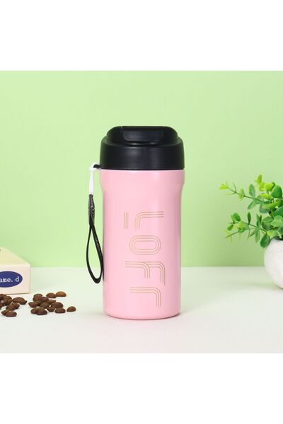 Generic كوب قهوة معزول من الفولاذ المقاوم للصدأ 304، سعة كبيرة، محمول