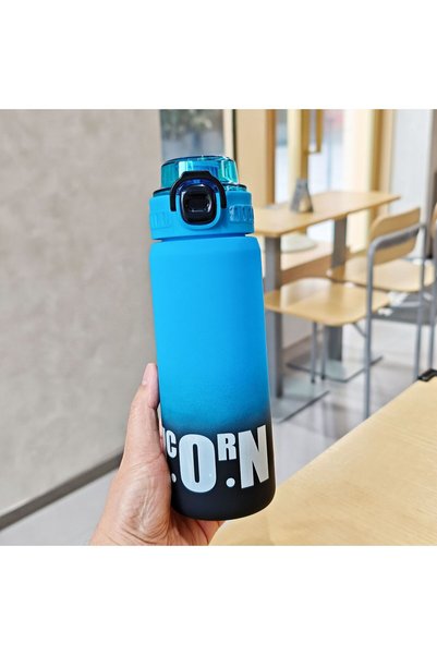 Generic Frosted Plastic Sports Water Bottle Direct Sip Large Capacity Tumbler