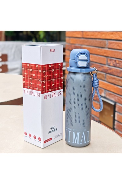 Generic 316 Stainless Steel Insulated Flip Lid Straw Plaid Bow Travel Cup