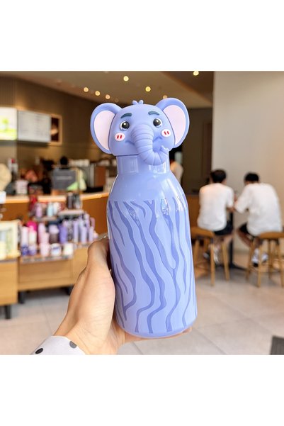 Generic Stainless Steel Vacuum Insulated Straw Cup Portable Travel Bottle