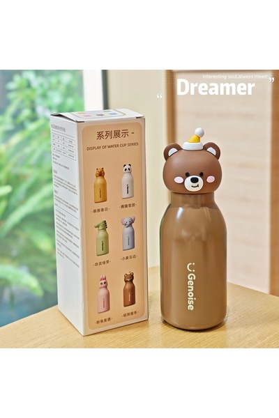 Generic Stainless Steel Vacuum Insulated Straw Cup Portable Travel Bottle