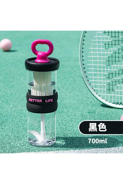Generic Glass Straw Water Cup Heat Resistant Student Tea Cup Portable