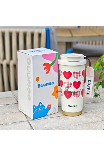 Generic Stainless Steel Vacuum Coffee Cup Handle Portable Travel Mug