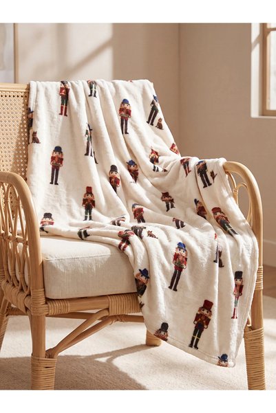 LC Waikiki LCW HOME Μονόκλινη κουβέρτα τηλεόρασης με σχέδιο στρατιωτάκια