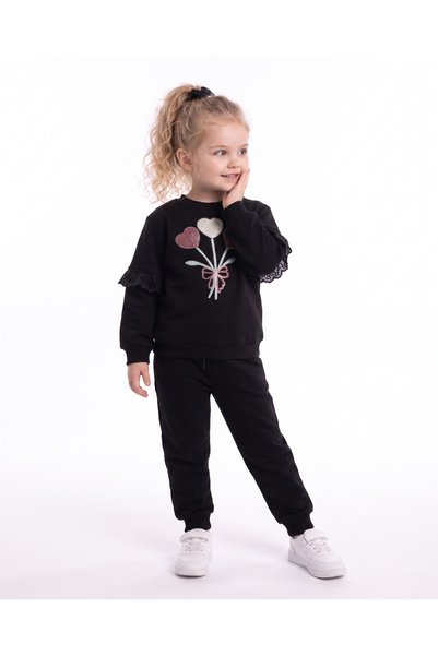 xjoy kids GIRLS' 2-PIECE 3-STRING TOP AND BOTTOM WINTER KIDS' SET