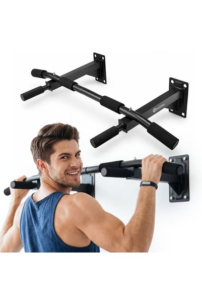 HyperMotion bară de tracțiuni pentru perete, 94 cm, 100 kg, neagră