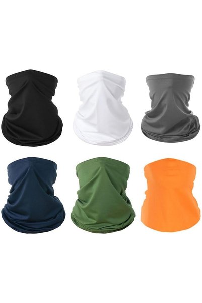 Generic Neck Gaiter Face Mask, 6Pcs Windproof UV Protection Balaclava, Breath...